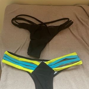 Thong bikini bottoms